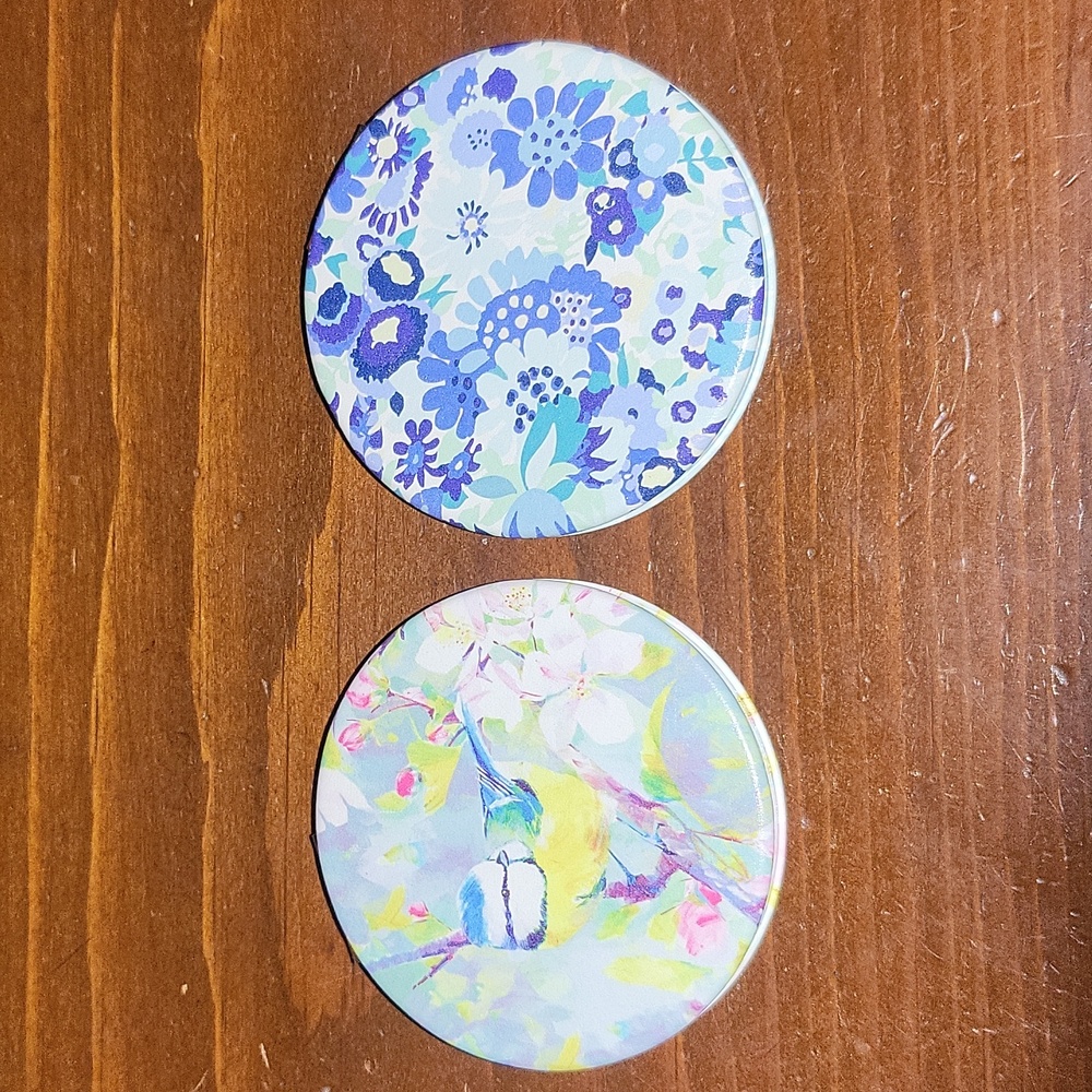 2pc double compact mirror